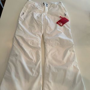 North Face White Ski Pants - XS